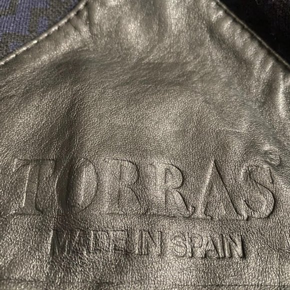 EXCLUSIVE VINTAGE TORRAS MEN LEATHER & SUEDE JACKET - Picture 2 of 6